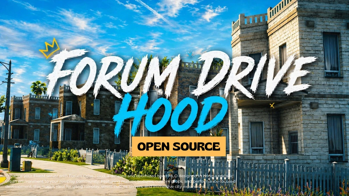 Forum Drive Hood | Realistic Hood MLO for FiveM | Open Source